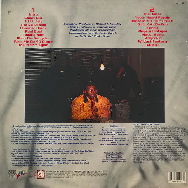 Javier & The Str8jackers : The Hard Way (LP, Album, Promo)