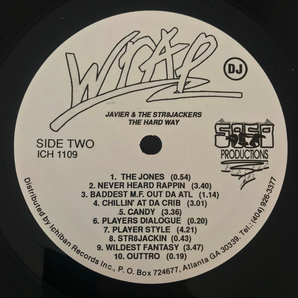 Javier & The Str8jackers : The Hard Way (LP, Album, Promo)