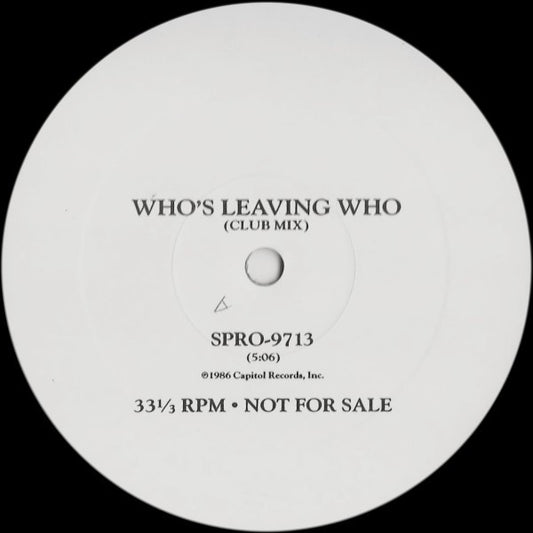 Anne Murray : Who's Leaving Who (Club Mix) (12", Promo)