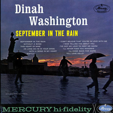 Dinah Washington : September In The Rain (LP, Album, Mono)