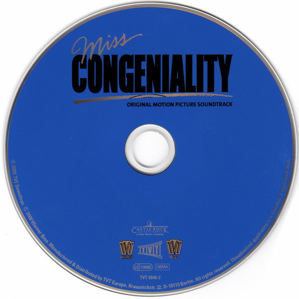 Various : Miss Congeniality (Original Motion Picture Soundtrack) (CD, Comp)