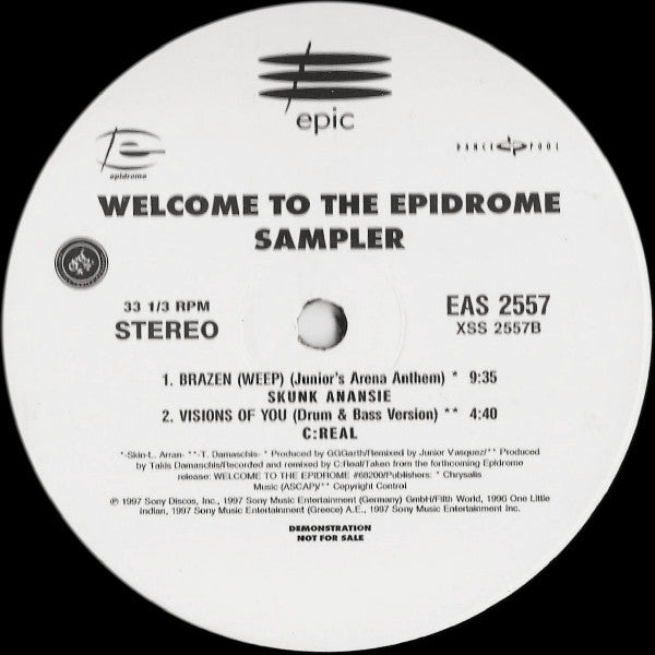 Various : Welcome To The Epidrome Sampler (12", Promo, Smplr, #1)