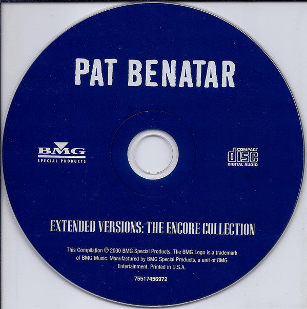 Pat Benatar : Extended Versions: The Encore Collection (CD, Comp)