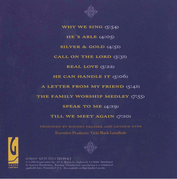 Kirk Franklin And The Family : Kirk Franklin And The Family (CD, Album)