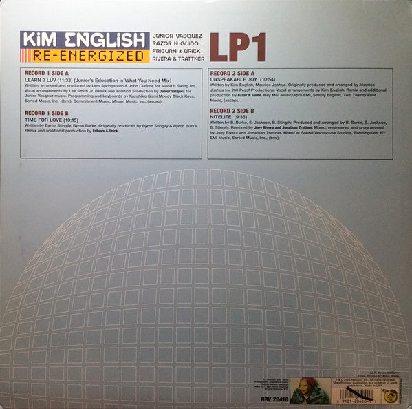 Kim English : Re-Energized (LP1) (2x12", Comp)