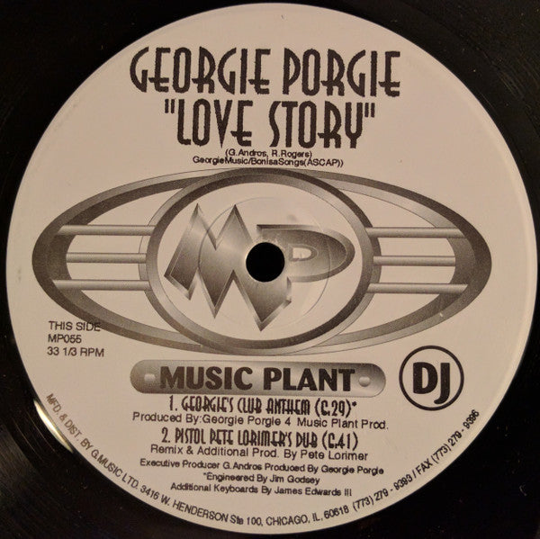 Georgie Porgie : Love Story (12", Promo)
