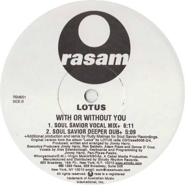 Lotus : Within Or Without You (12")