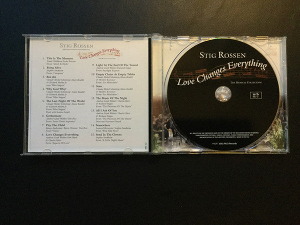 Stig Rossen & DR RadioUnderholdningsOrkestret : Love Changes Everything - The Musical Collection (CD, Album)