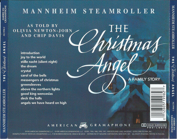 Mannheim Steamroller As Told By Olivia Newton-John And Chip Davis : The Christmas Angel - A Family Story (CD, Album, Dol)