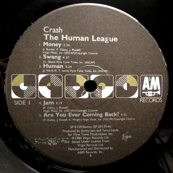 The Human League : Crash (LP, Album, R -)