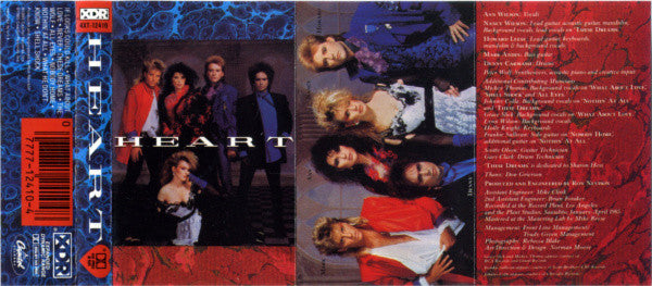 Heart : Heart (Cass, Album, XDR)