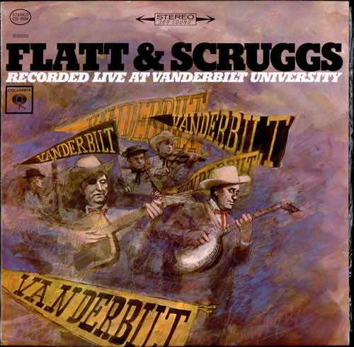 Flatt & Scruggs : Recorded Live At Vanderbilt University (LP, Album, Pit)