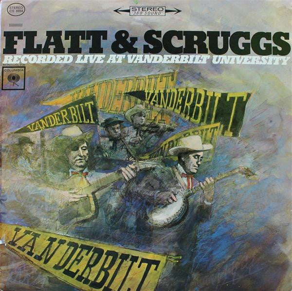 Flatt & Scruggs : Recorded Live At Vanderbilt University (LP, Album, Pit)