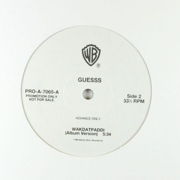 Guesss : Wakdatpaddi (12", Single, Promo)