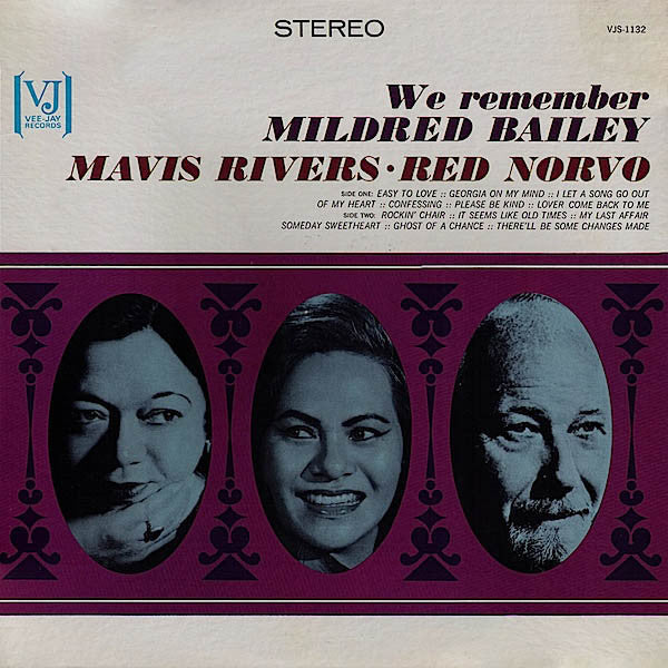 Mavis Rivers & Red Norvo : We Remember Mildred Bailey (LP, Album)