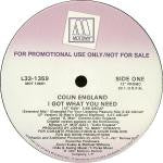 Colin England : I Got What You Need (12", Promo)
