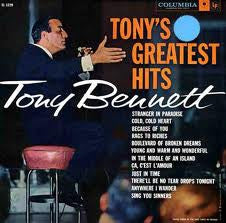 Tony Bennett : Tony's Greatest Hits (LP, Comp, RE)