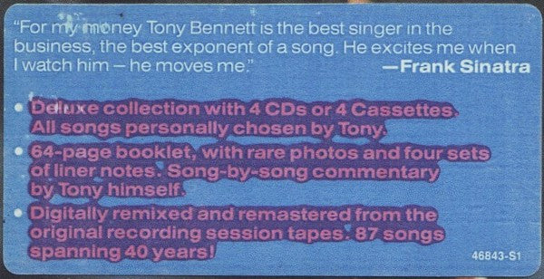 Tony Bennett : Forty Years: The Artistry Of Tony Bennett (4xCD, Comp + Box)