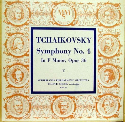 Walter Goehr / Pyotr Ilyich Tchaikovsky : Symphony No. 4 In F Minor, Opus 36 (10", Mono)