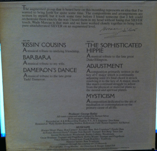 Horace Silver : Silver 'N Brass (LP, Album)