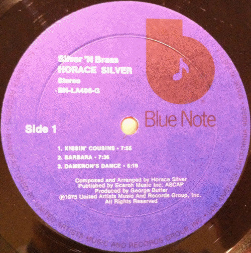 Horace Silver : Silver 'N Brass (LP, Album)