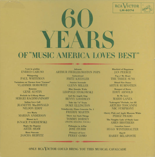 Various : 60 Years Of "Music America Loves Best" (2xLP, Comp)