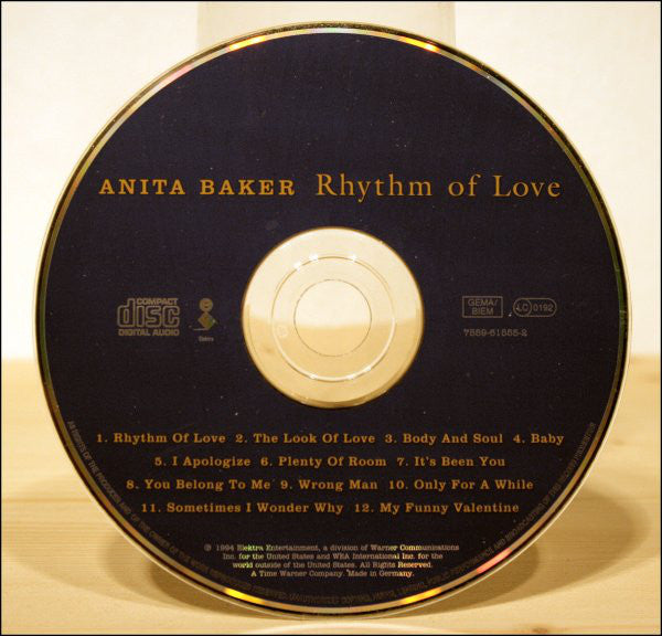 Anita Baker : Rhythm Of Love (CD, Album)