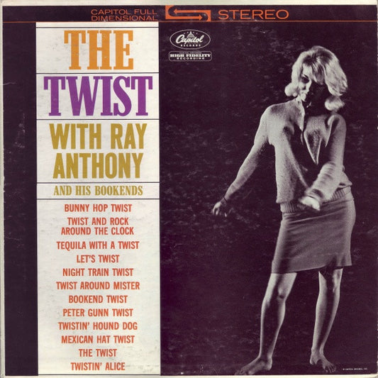 Ray Anthony & His Bookends : The Twist (LP, Album)