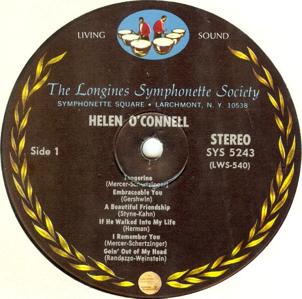 Helen O'Connell : The Inimitable Helen O'Connell In A Beautiful Friendship (LP, Album)