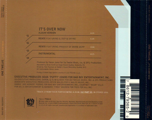 112 : It's Over Now (CD, Maxi)