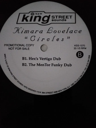 Kimara Lovelace : Circles (12", Promo)