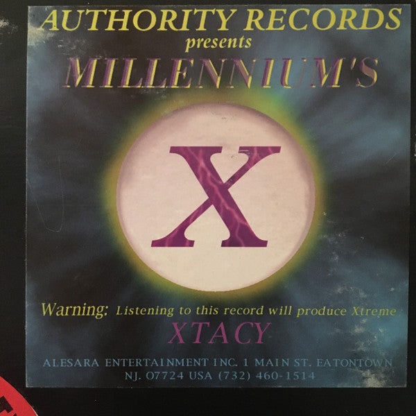 Millennium's X : Xtacy / Radio X / Acid X (12")
