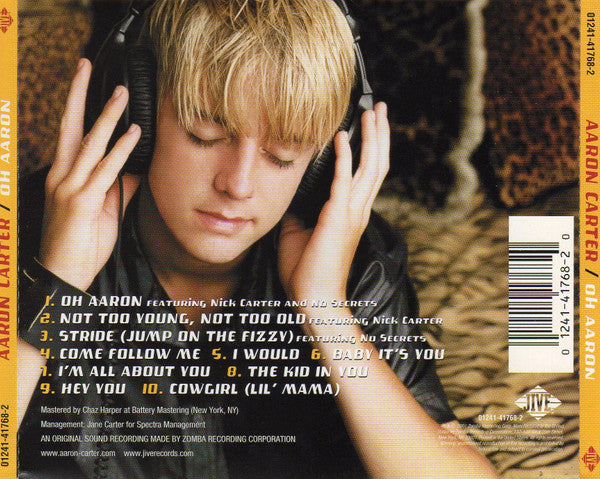 Aaron Carter : Oh Aaron (CD, Album)