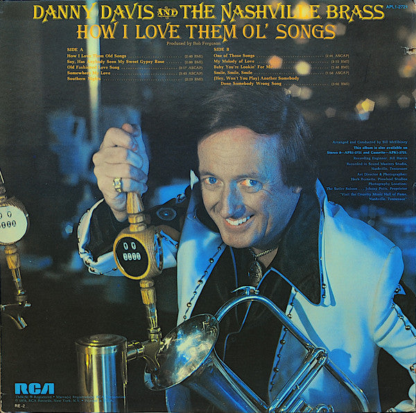 Danny Davis & The Nashville Brass : How I Love Them Ol' Songs (LP, Album)