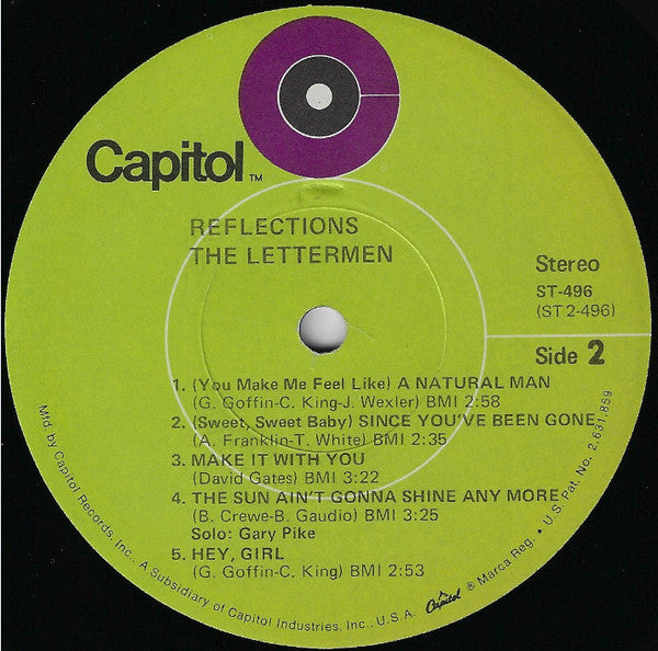 The Lettermen : Reflections (LP, Album, Los)