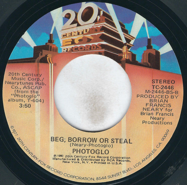 Jim Photoglo : We Were Meant To Be Lovers (7", Styrene, Ind)