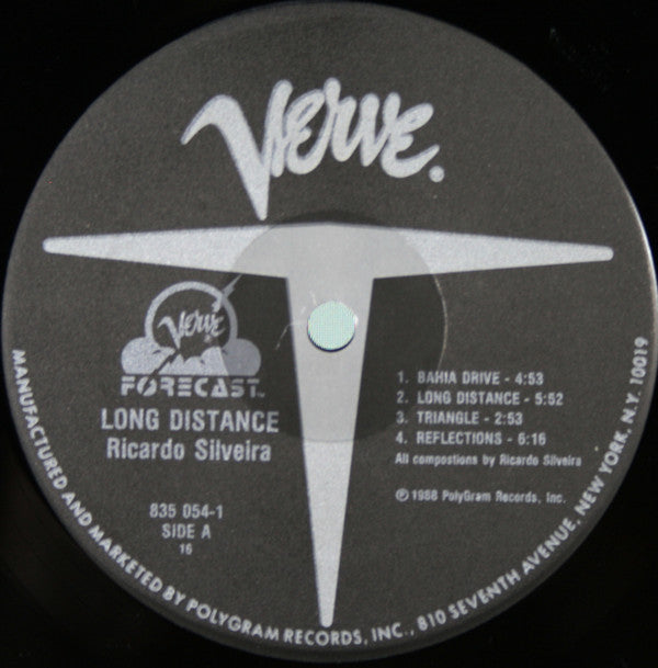 Ricardo Silveira : Long Distance (LP, Album)