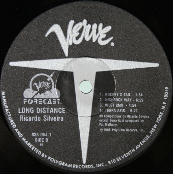 Ricardo Silveira : Long Distance (LP, Album)