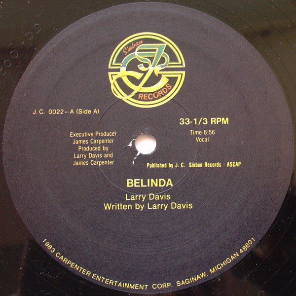 Larry Davis (9) : Belinda (12")