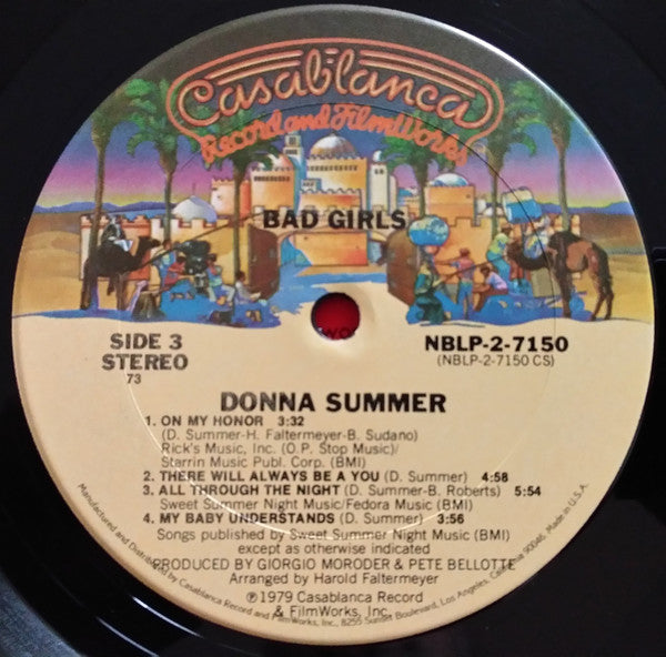 Donna Summer : Bad Girls (2xLP, Album, 73 )