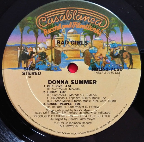 Donna Summer : Bad Girls (2xLP, Album, 73 )
