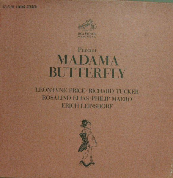 Giacomo Puccini / Leontyne Price - Richard Tucker (2) - Rosalind Elias - Philip Maero - Erich Leinsdorf : Madama Butterfly (3xLP + Box)