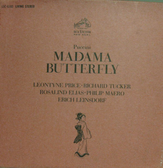 Giacomo Puccini / Leontyne Price - Richard Tucker (2) - Rosalind Elias - Philip Maero - Erich Leinsdorf : Madama Butterfly (3xLP + Box)