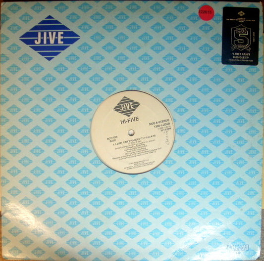 Hi-Five : I Just Can't Handle It (12", Promo)