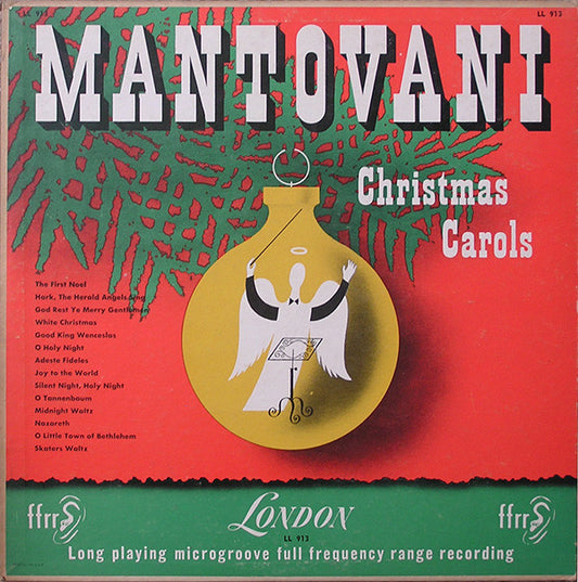 Mantovani And His Orchestra : Christmas Carols (LP, Album, Mono)