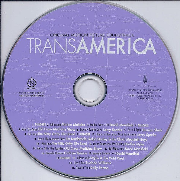 Various : TransAmerica: Original Motion Picture Soundtrack (CD, Comp)