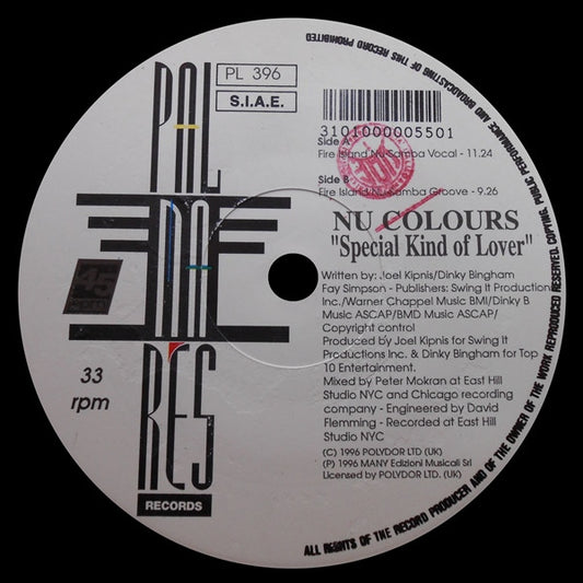 Nu Colours : Special Kind Of Lover (2x12")
