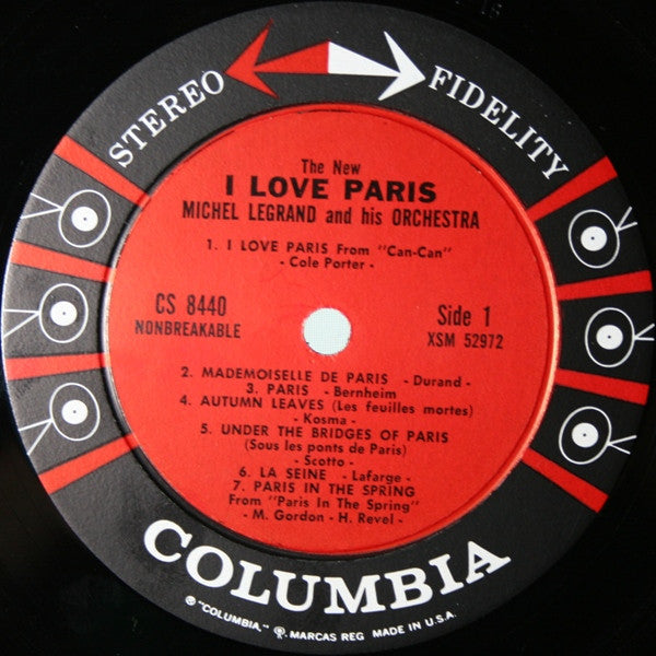 Michel Legrand Et Son Orchestre : The New I Love Paris (LP, Album)