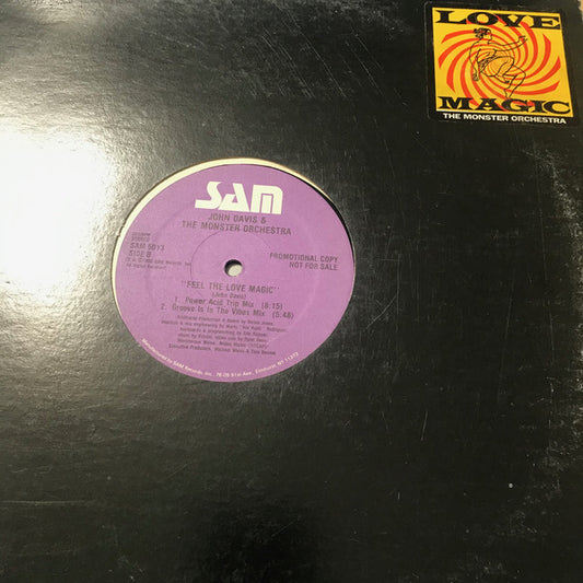 John Davis & The Monster Orchestra : Feel The Love Magic (12", Promo)