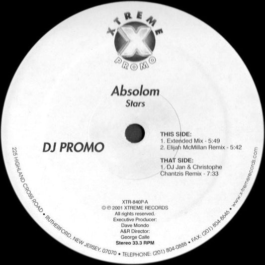 Absolom : Stars (12", Promo)